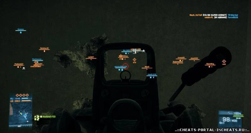 Чит для Battlefield 3 BF3Trn+5